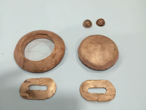 Bits and pieces for the copper teapot