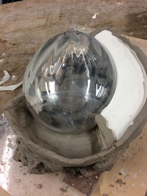 Mould for glass sculpture