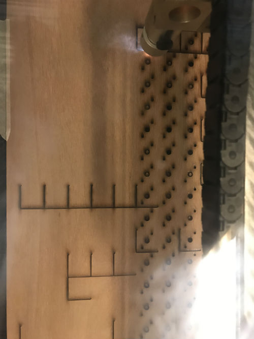 laser cutting plywood