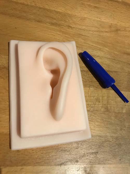 silicone ear