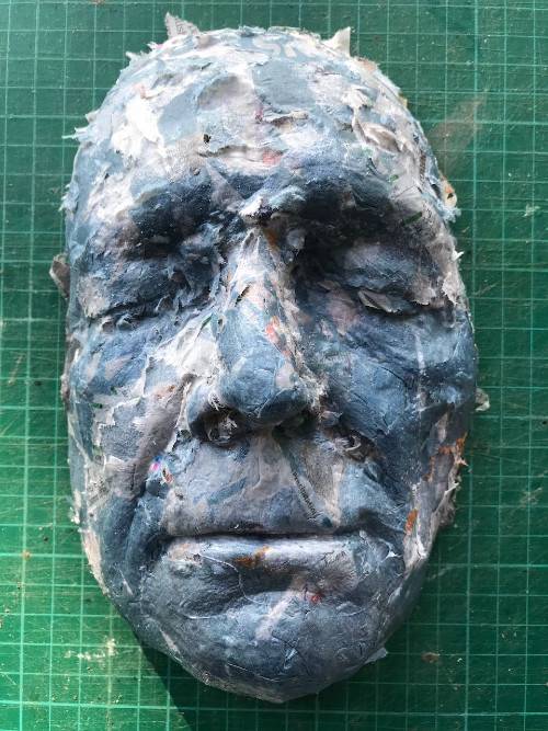 papier-mache mask