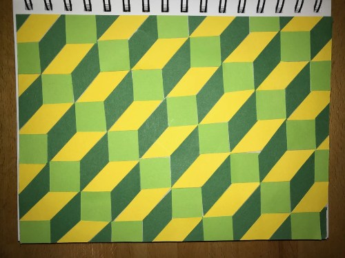 Green op art