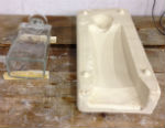 First slip cast mould for Faces project by Peter Heywood