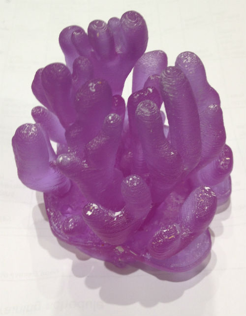 Cast glass coral