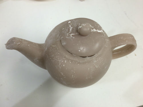 Wax teapot