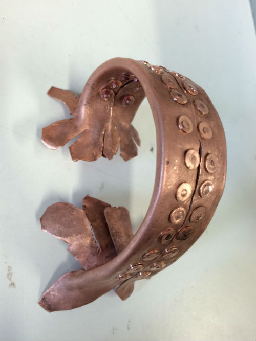 handle for copper teapot