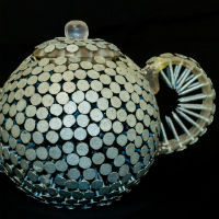  teapot made from nails